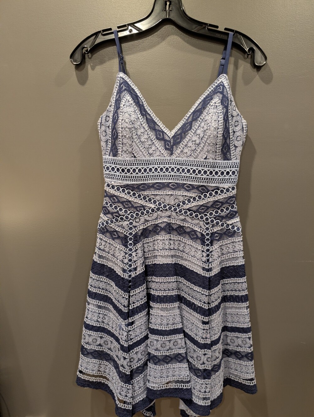 Ever New Melbourne Linear Crochet Lace Dress